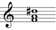 dursubdominantischer Sextakkord mit hochalterierter Sexte